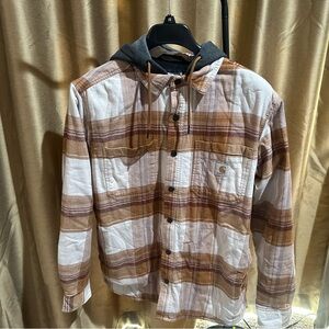 Carhartt Men's Brown Plaid Jacket